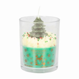 Vela Navideña Vaso Diseño Milkshake Árbol LAVEL Unidad