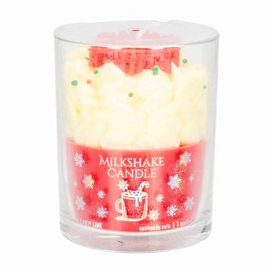 Vela Navideña Vaso Diseño Milkshake Copo LAVEL Unidad