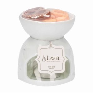 Difusor De Cerámica Con Velas Surtidas LAVEL Unidad