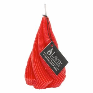 Vela Decorativa Árbol Suspiro Rojo LAVEL 10 X 5 Cm
