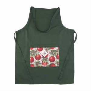 Delantal Navidad Bombillos HECHO AQUÍ 77 X 58 Cm