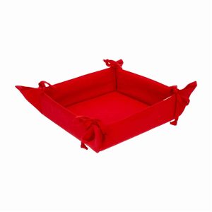 Panera Navidad Rojo HECHO AQUÍ 31 X 31 Cm