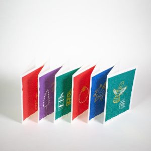 Tarjetas Navideñas Grandes Varios Diseños FUNDACIÓN EL TRIÁNGULO X 6 Uds