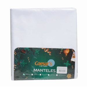 Mantel Relieve Blanco 6 Puestos CAESAR’S FACTORY 230 X 150 Cm