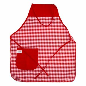 Delantal Navidad Cuadros Rojo CAESAR’S FACTORY 75 X 60 Cm