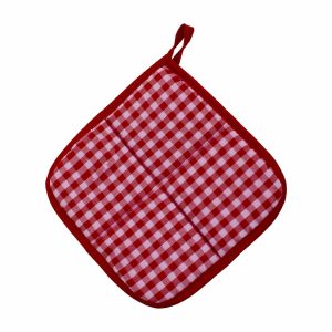 Coge Olla Navidad Cuadros Rojo CAESAR’S FACTORY 20 X 20 Cm