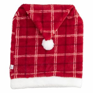 Forro Para Silla Diseño Cuadros Rojos Y Blancos CAESAR’S FACTORY GRANDE