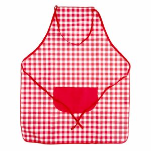 Delantal Diseño Cuadros Rojos Y Blancos CAESAR’S FACTORY 75X60 Cm