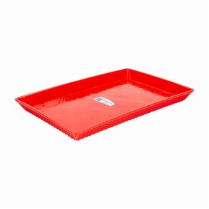 Bandeja Rectangular Rojo PLAPASA Unidad