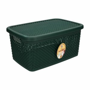 Cesto Spirella Verde Olivo PLAPASA 31,5 X 21 X 14,5 Cm