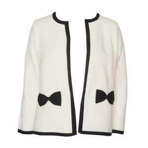 Chaqueta Tejida Abierta Con Bolsillos MARIÁN Talla Mediana