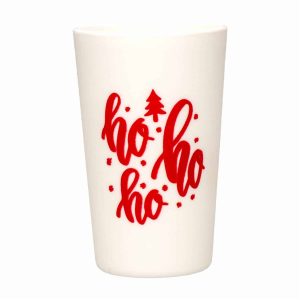 Vaso Navideño Ámbar Blanco HALLEY 9.5 Onzas