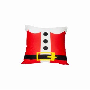 Cojín Navidad  Muñecos Santa Rojo MIHOS 45 X 45 Cm