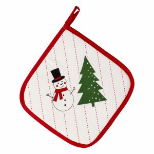 Cogeolla Navideño Diseño Muñecos CASA LINDA 21X21 Cm