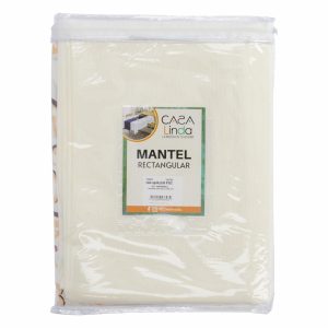 Mantel De Mesa Navideño Diseño Galleta 250X145 CM CASA LINDA 8 Puestos