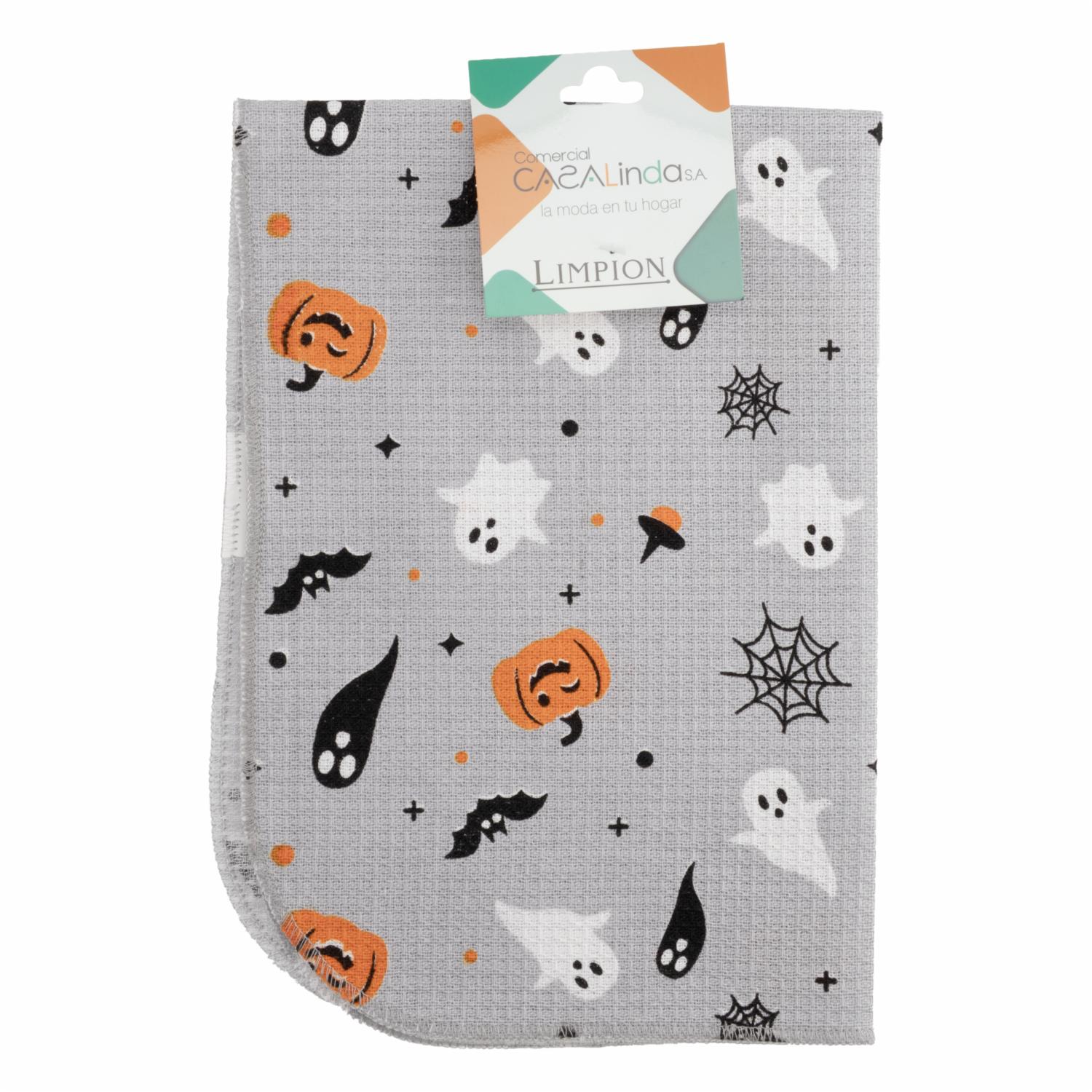 Limpión Fantasmas Y Calabazas CASA LINDA 60X40 Cm