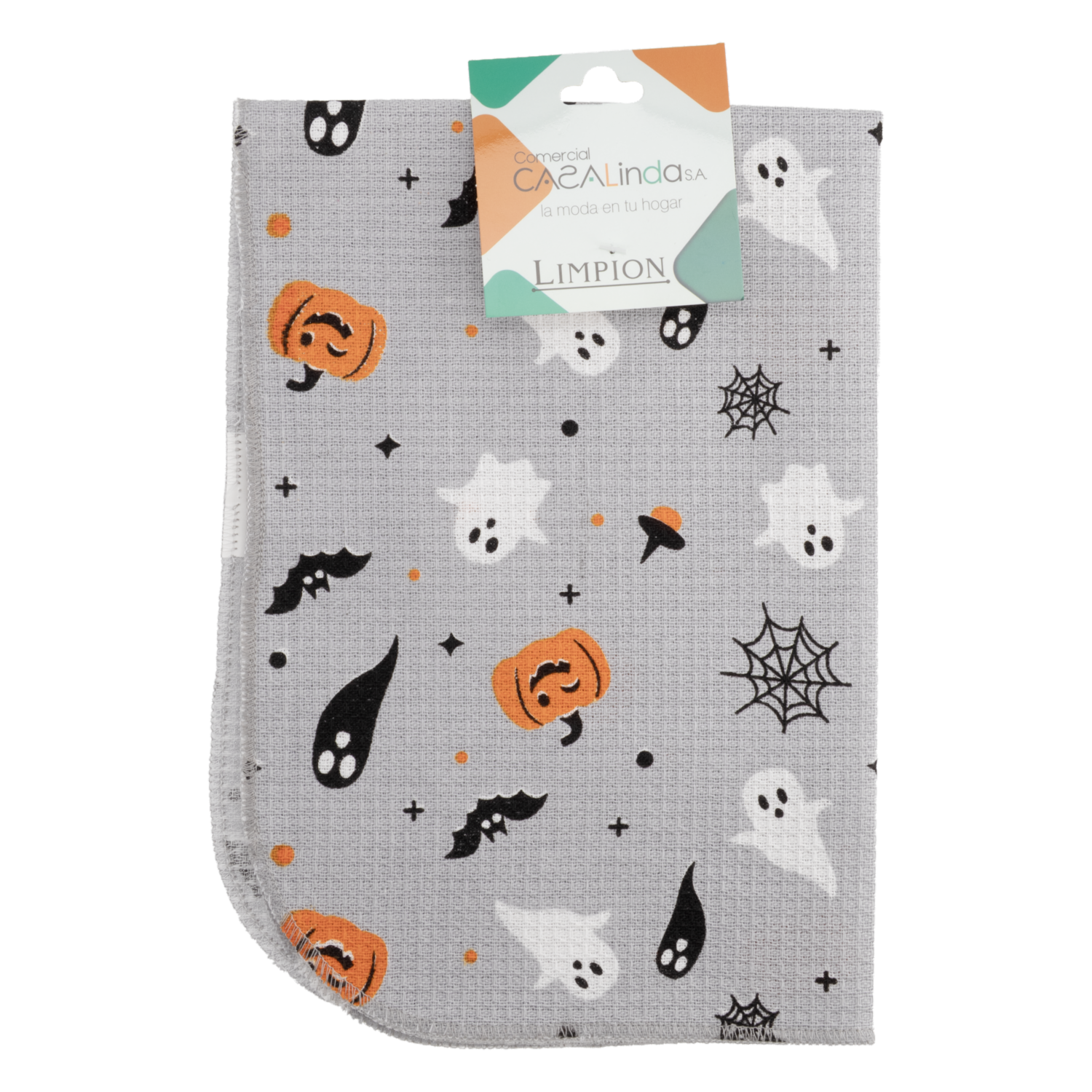Limpión Fantasmas Y Calabazas CASA LINDA 60X40 Cm - Imagen 2