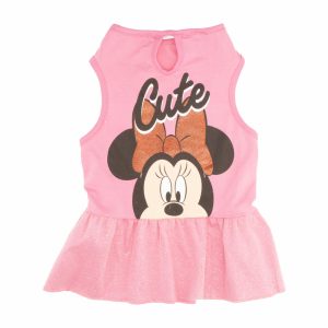 Vestido Para Mascotas Diseño Minnie Mouse Color Rojo DISNEY Talla Pequeño