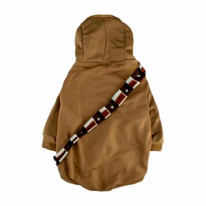 Hoodie Para Mascota Diseño Star Wars Color Café DISNEY Talla Extra Grande
