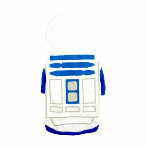 Hoodie Para Mascota Diseño Star Wars Color Blanco DISNEY Talla Grande