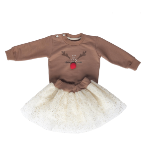 Conjunto Navidad 2 Piezas Diseño De Reno EDWIN´S JR.