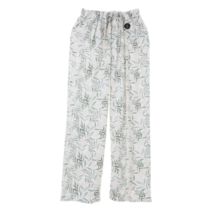 Pijama Pantalón Dama Beige Con Verde MGX BASIC