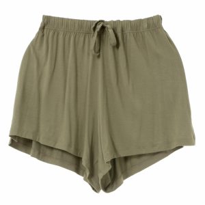 Pijama Short Algodón Dama Verde MGX BASIC Talla Pequeño