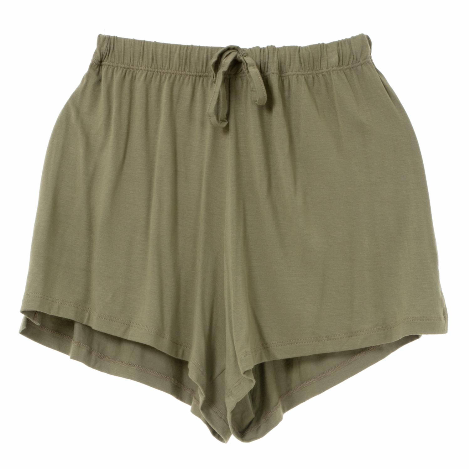 Pijama Short Algodón Dama Verde MGX BASIC Talla Pequeño