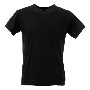 Camiseta Manga Corta Hombre Negra MGX BASIC