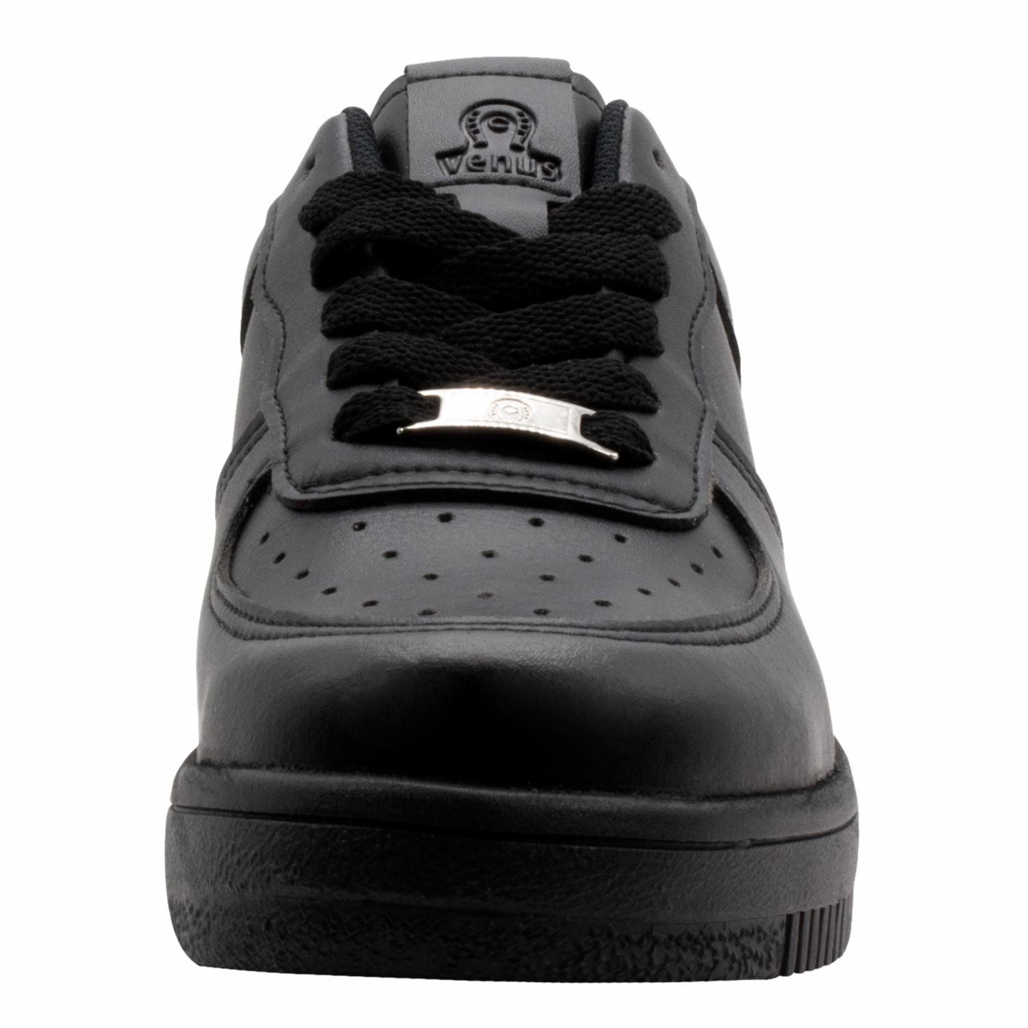 Zapato Escolar Negro Deportivo Diseño Bronx Con Cordón VENUS - Imagen 3