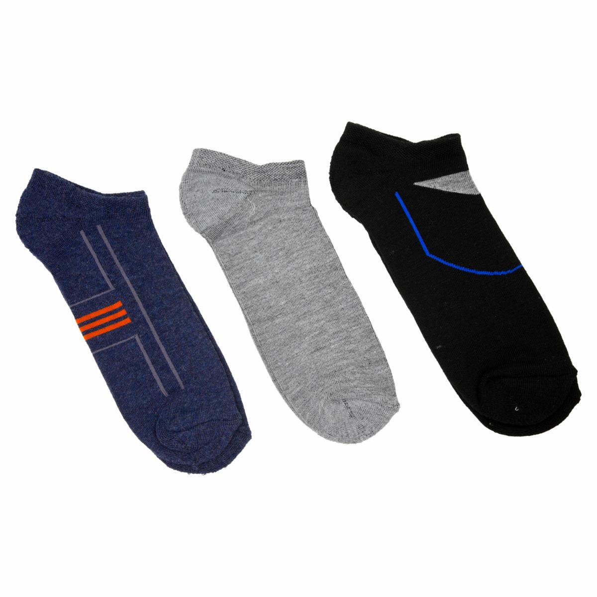 Medias Estilo Deportiva Invisible Pack X 3 WELLMAN Talla 10-12 - Imagen 2