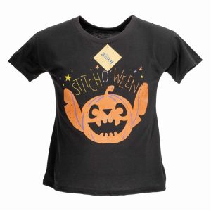 Camiseta Estampada Stitch, Manga Corta, Cuello Redondo LILO STITCH