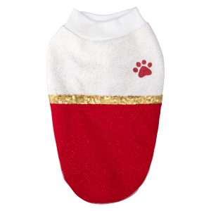 Tank Para Perro Con Brillos Navideño GUAU DOG FASHION Talla Extra Pequeño
