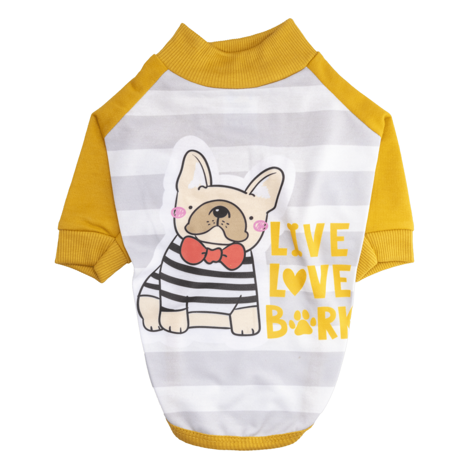Camiseta Para Perro Diseño Bull Dog GUAU DOG FASHION Talla Grande