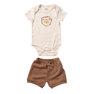 Conjunto 2 Piezas Short Y Body Manga Corta MGX BABY Talla 6 9