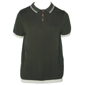 Camiseta Polo Tejida Manga Corta BLUE