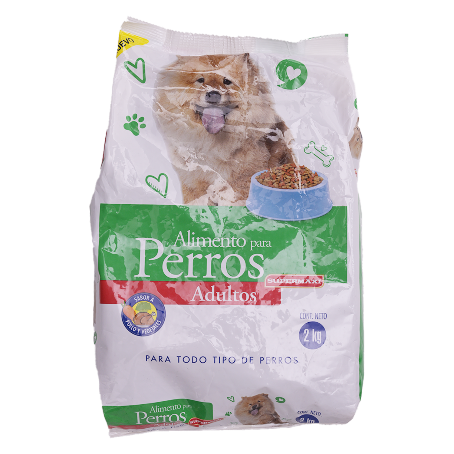 Alimento Para Perro Adulto Sabor A Pollo SUPERMAXI 2 Kg U12723 - Imagen 2