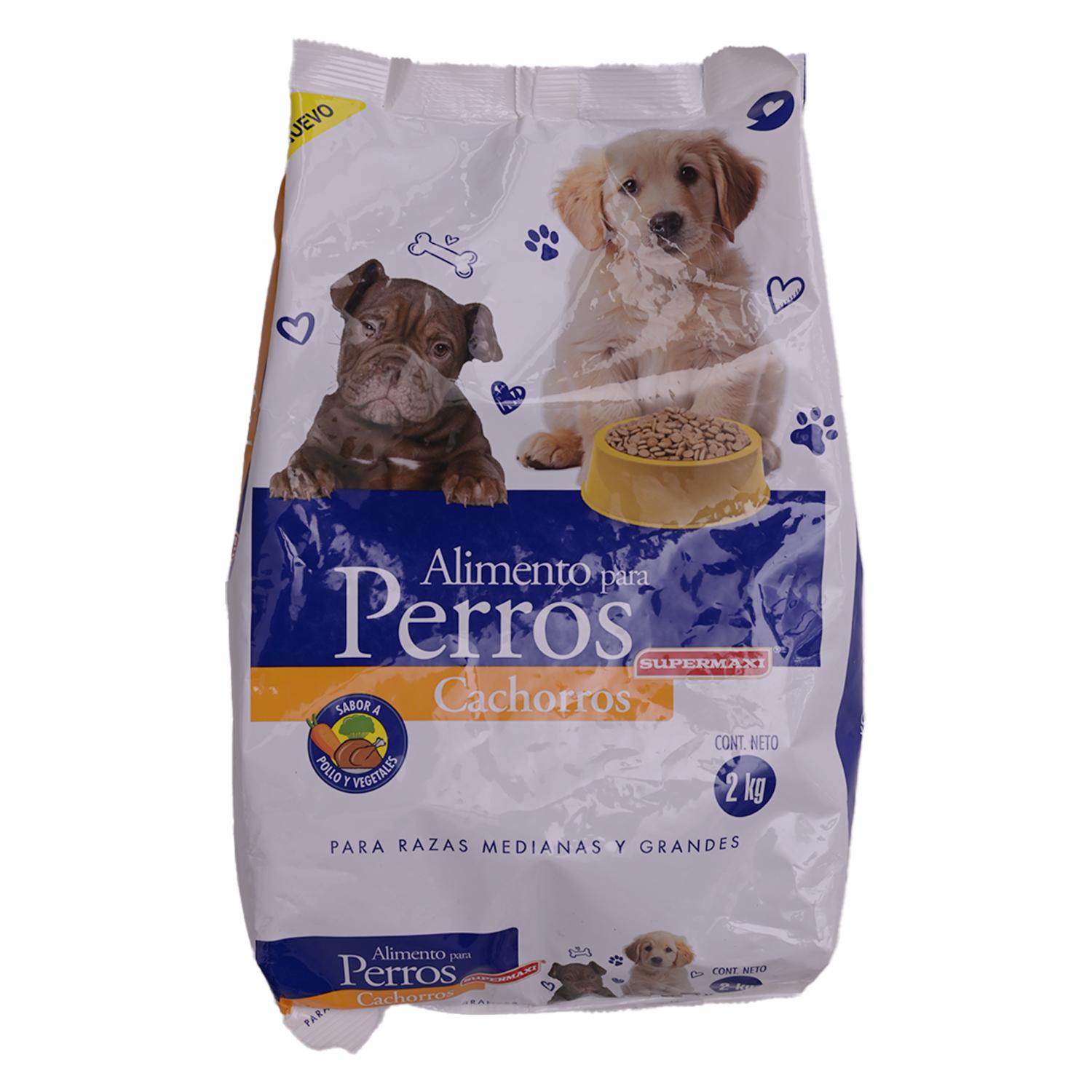 Alimento Para Perro Adulto Sabor A Pollo SUPERMAXI 2 Kg U12722