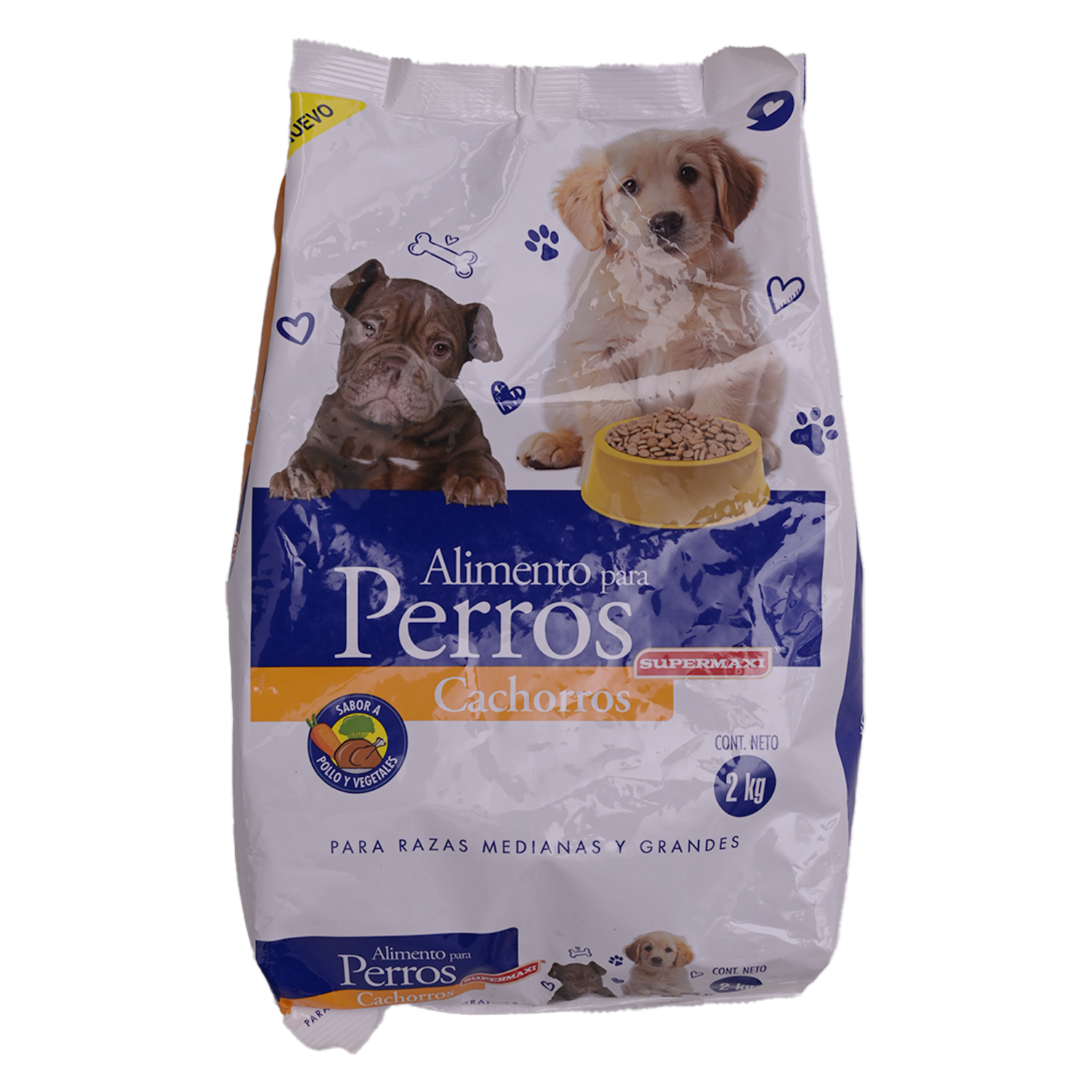 Alimento Para Perro Adulto Sabor A Pollo SUPERMAXI 2 Kg U12722 - Imagen 2