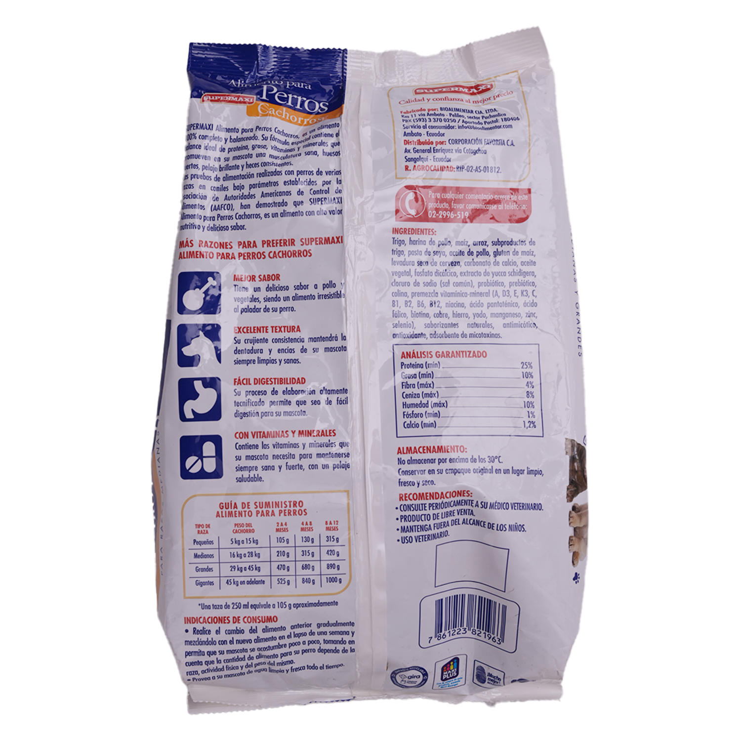 Alimento Para Perro Adulto Sabor A Pollo SUPERMAXI 2 Kg U12722 - Imagen 4