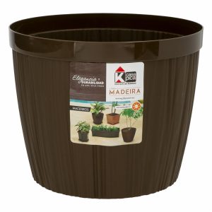 Macetero Con Base Madeira Red Click Café CASA PICA 3 Litros