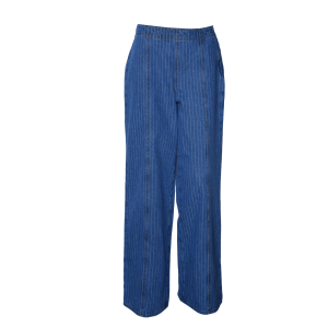 Jean Wide Leg A Rayas BLACK POINT