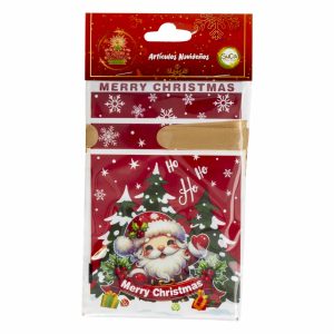 Bolsa Plástica Navideña Dieseño Noel SUCA 10 X 17 Cm
