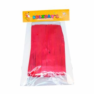 Cortina Decorativa De Fiestas Color Roja HOLIDAY’S 2 Metros