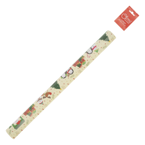 Papel De Regalo Navideño Tren De Navidad OIMI 50 X 70 Cm X 2 Uds