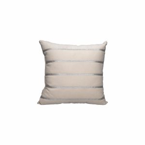 Cojín Cinta Blanco Silver Dream KÁLIDO 45 X 45 Cm