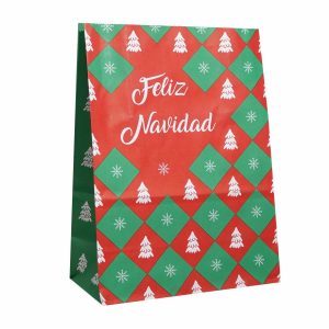 Bolsa De Regalo Navideño Tradicional ROMIPACK 14X08X20
