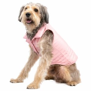 Chaleco Para Mascota Acolchado Rosa NENUU Talla Extra Extra Grande