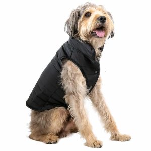 Chaleco Para Mascota Acolchado Negro NENUU Talla 3 Extra Grande