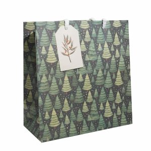 Bolsa De Regalo Navideña Árboles RECOPAPEL Pequeño